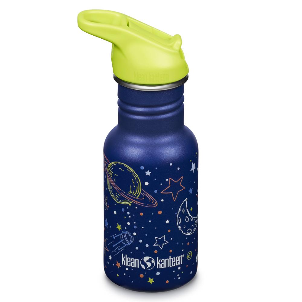 Kid Kanteen - Vattenflaska Flip Seal Sport Cap, Milky Way - 355 ml