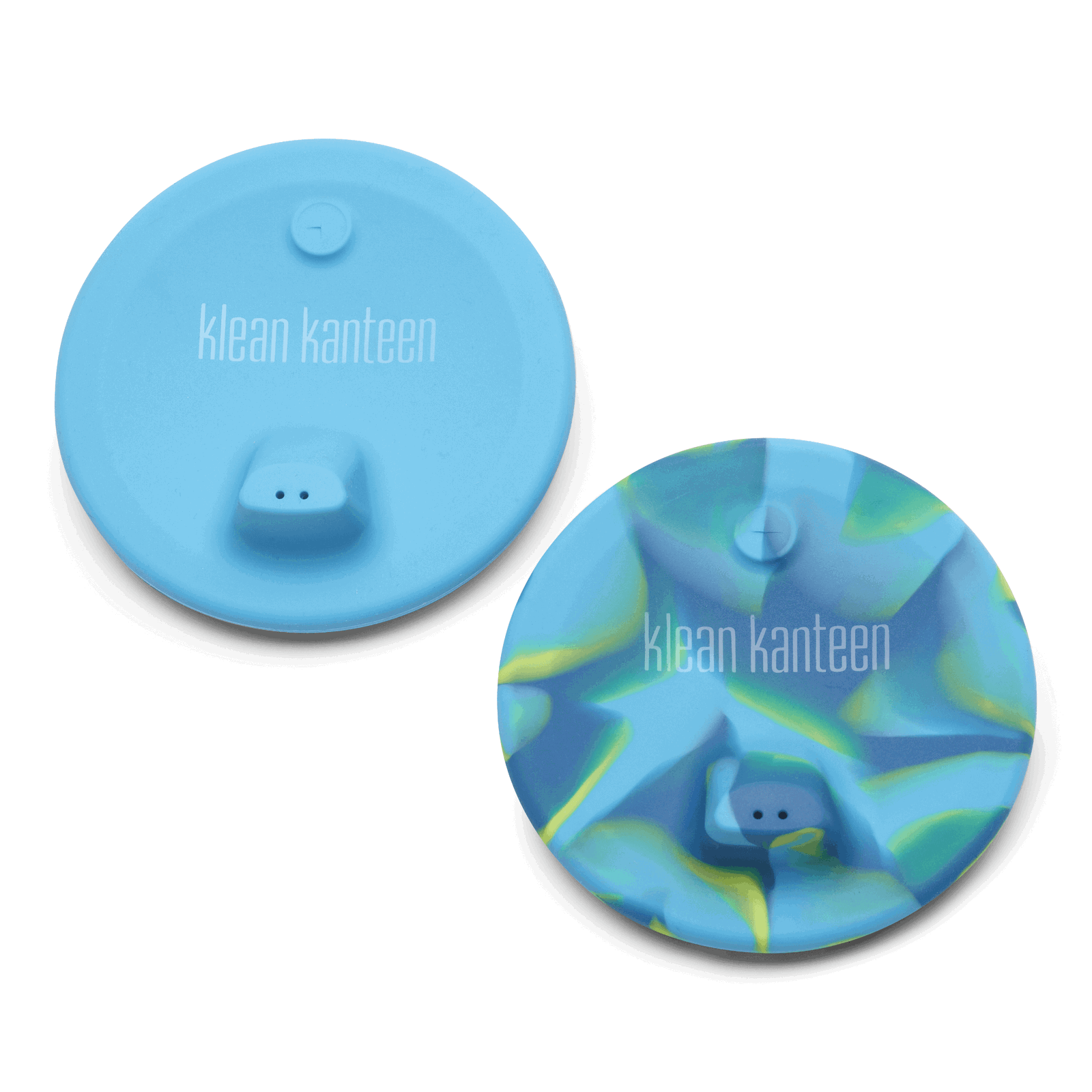 Kids Cup Sippy Lid, Blue Tie Dye - 2-pack