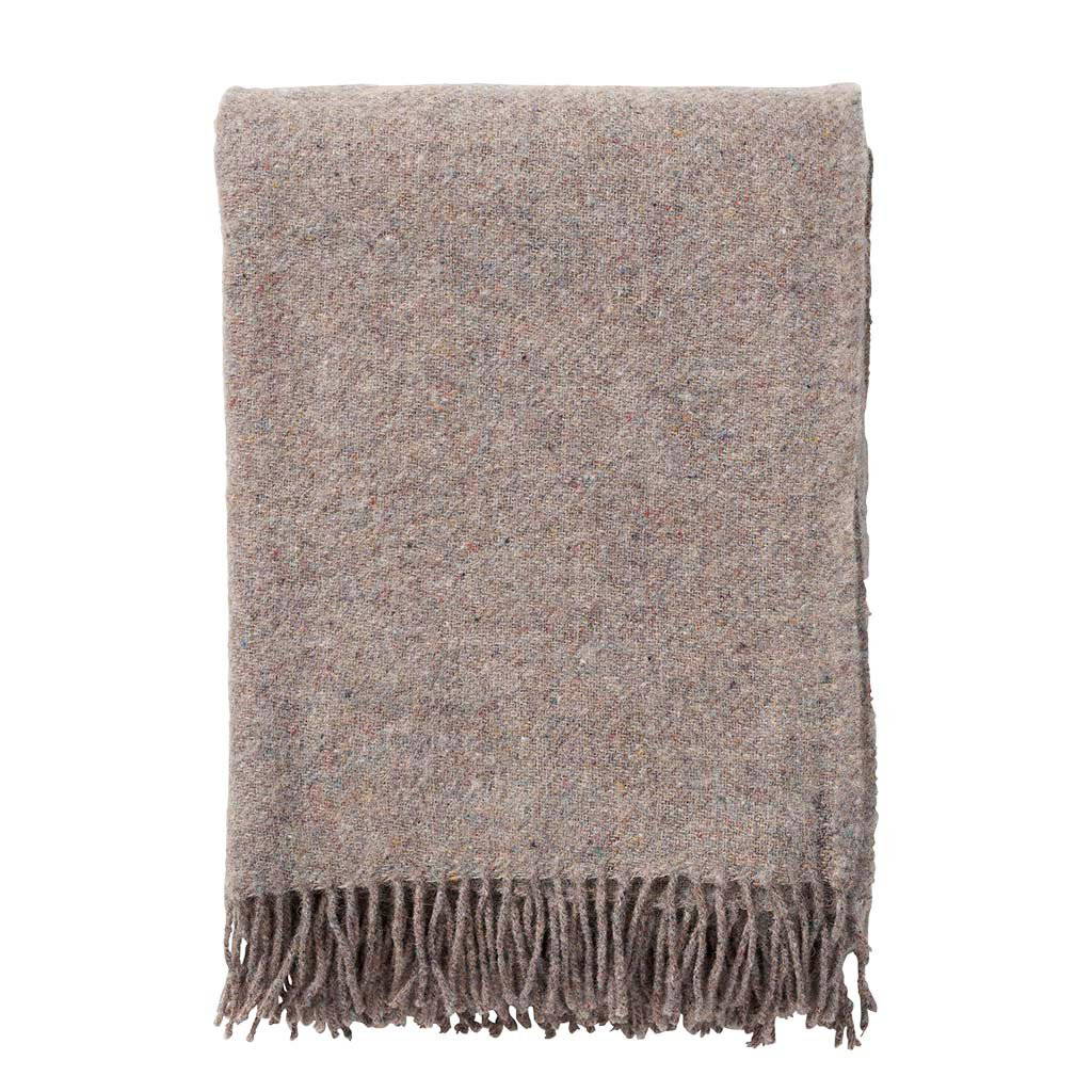 Klippan Återvunnen Ullpläd Earth Light Grey