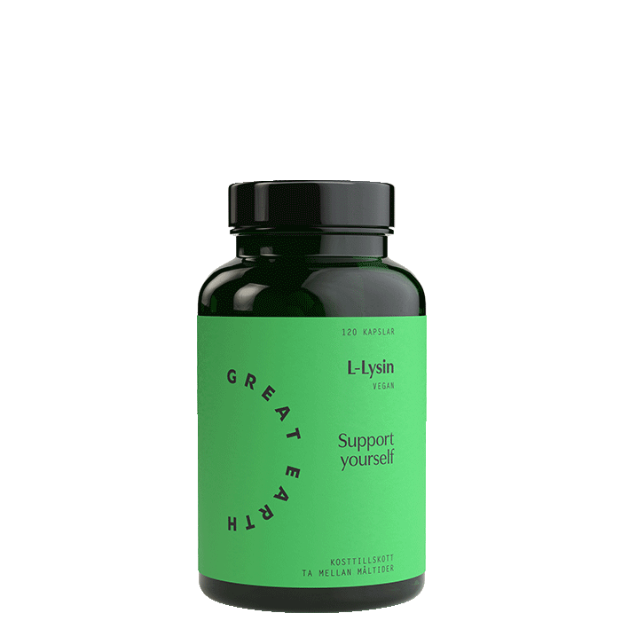 L-Lysine 500 mg Aminosyror 120 kapslar