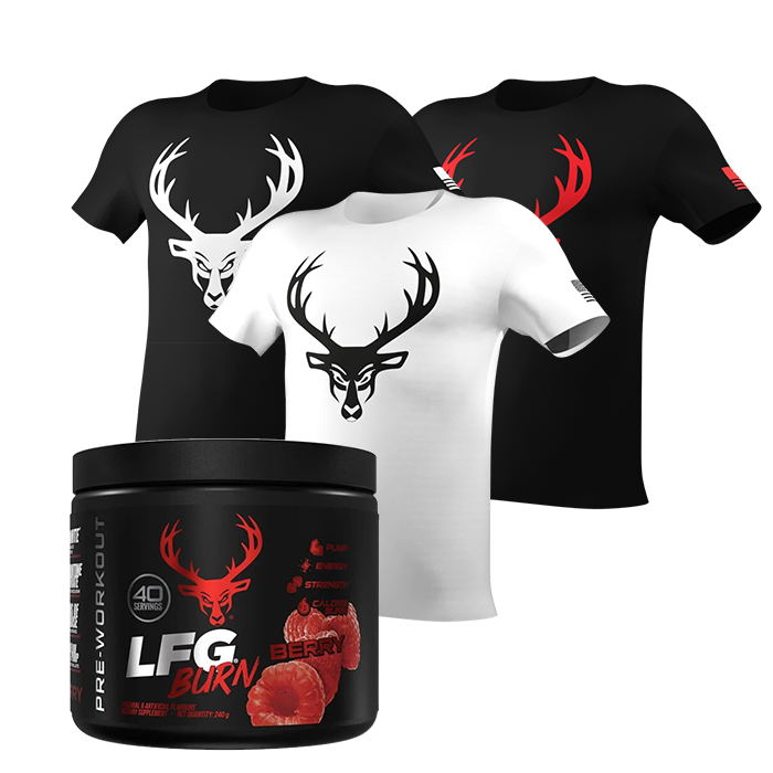 LFG Fettförbrännande PWO 240 g - Bucked Up T-Shirt
