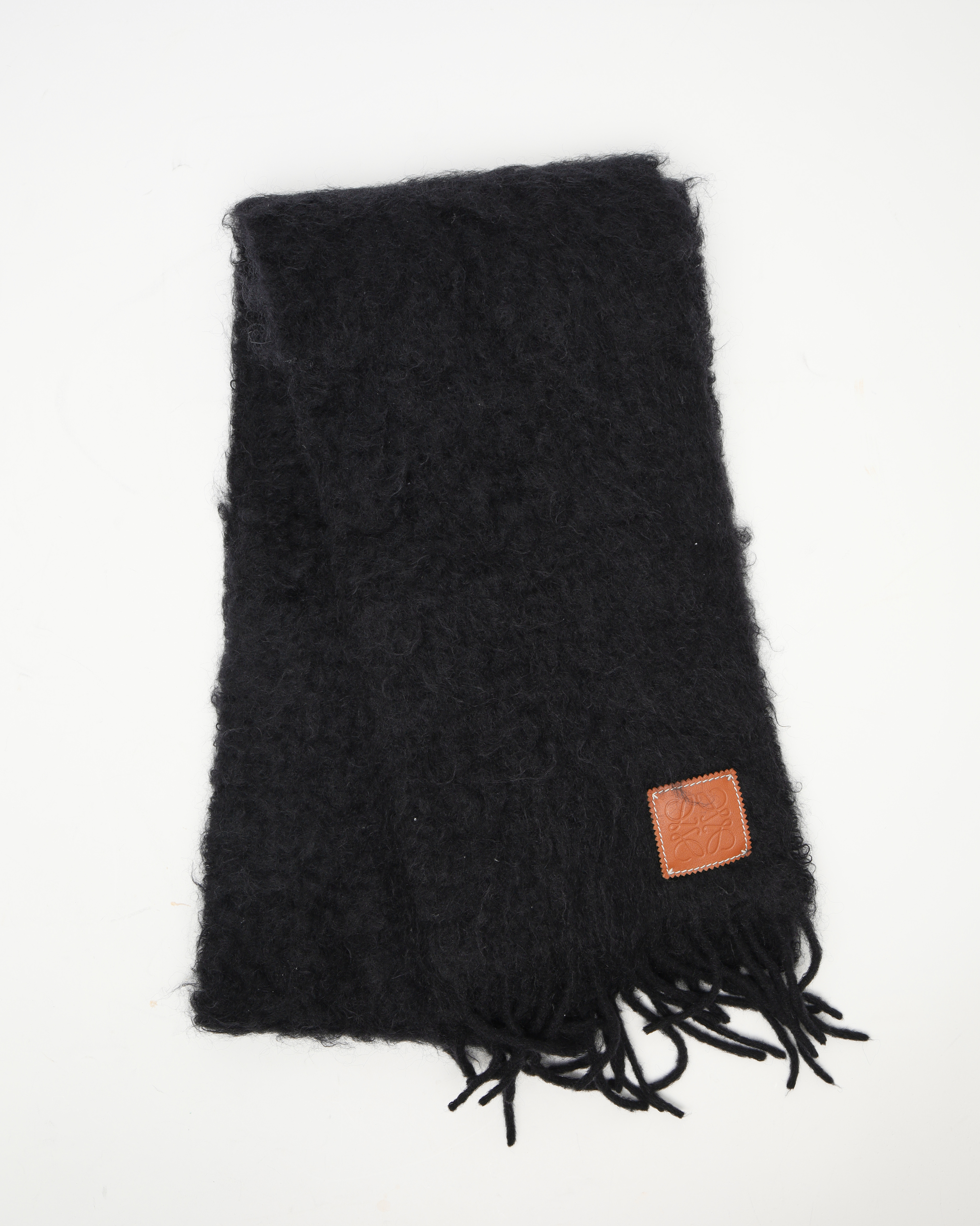 LOEWE Anagram Mohair and Wool Scarf