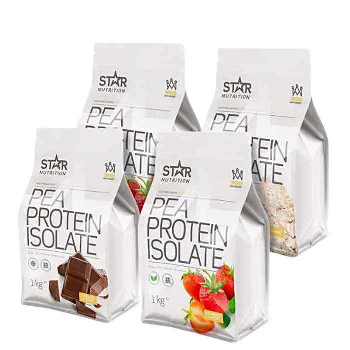 Mix&Match- 4 x Pea Protein Isolate Ärtproteinisolat 1 kg