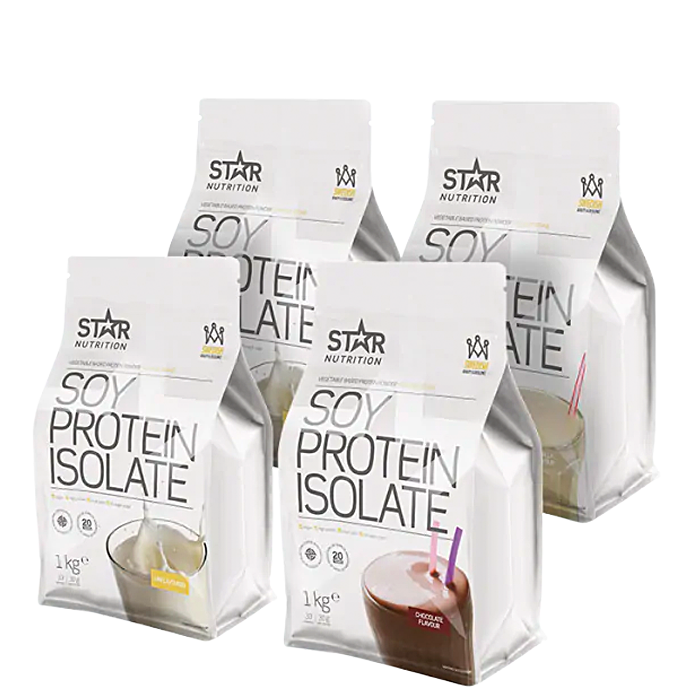 Mix&Match- 4 x Soy Protein Isolate Sojaproteinisolat 1 kg