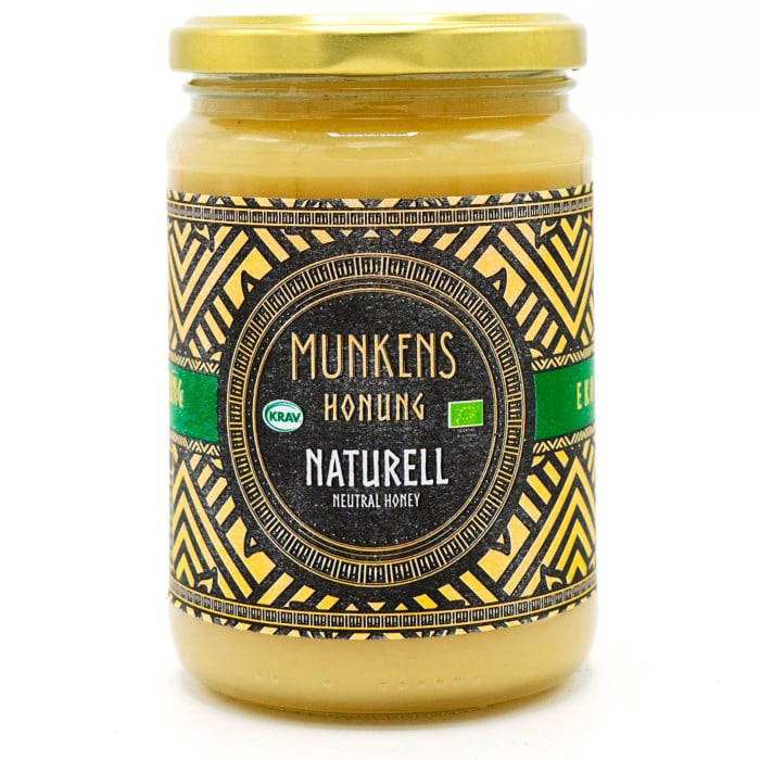 Munkens Honung Kallslungad / Raw Naturell, 500 g