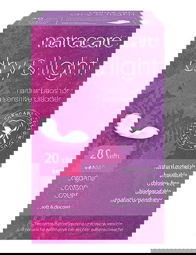 Natracare Ekologiska inkontinensskydd Dry & Light Slim 20 st