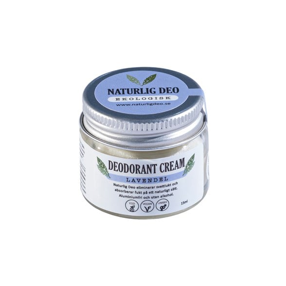 Naturlig Deo – Ekologisk Deodorantkräm Lavendel – 15 ml