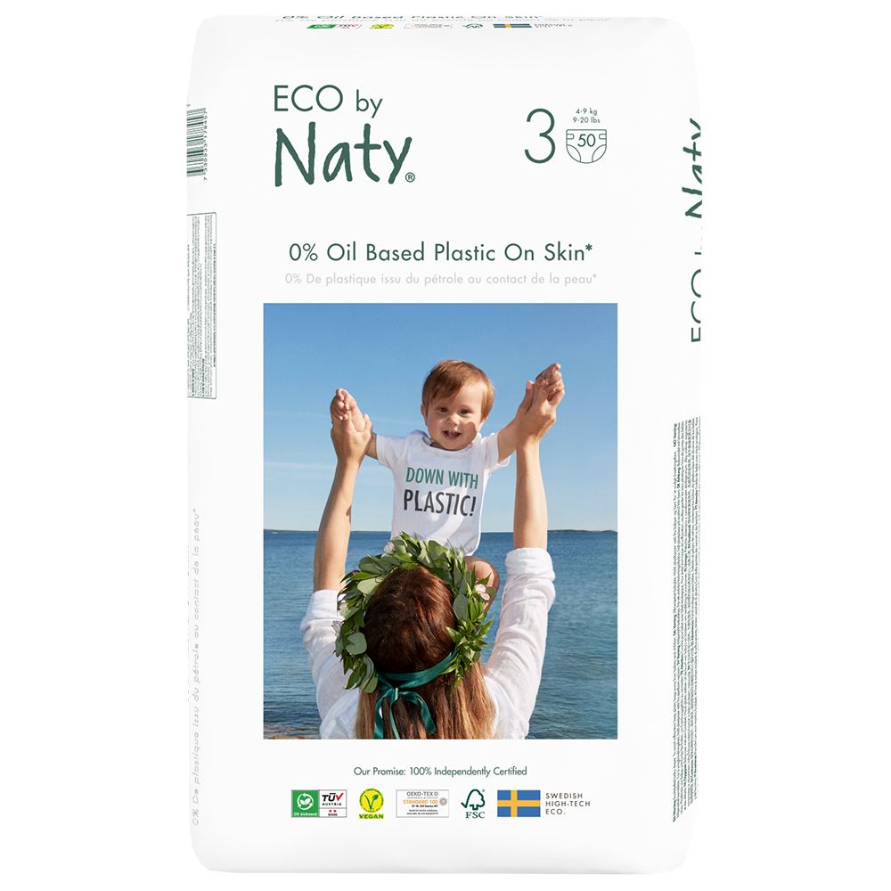 Naty - Ekologiska Blöjor Stl- 3 (4-9 kg), 50 st