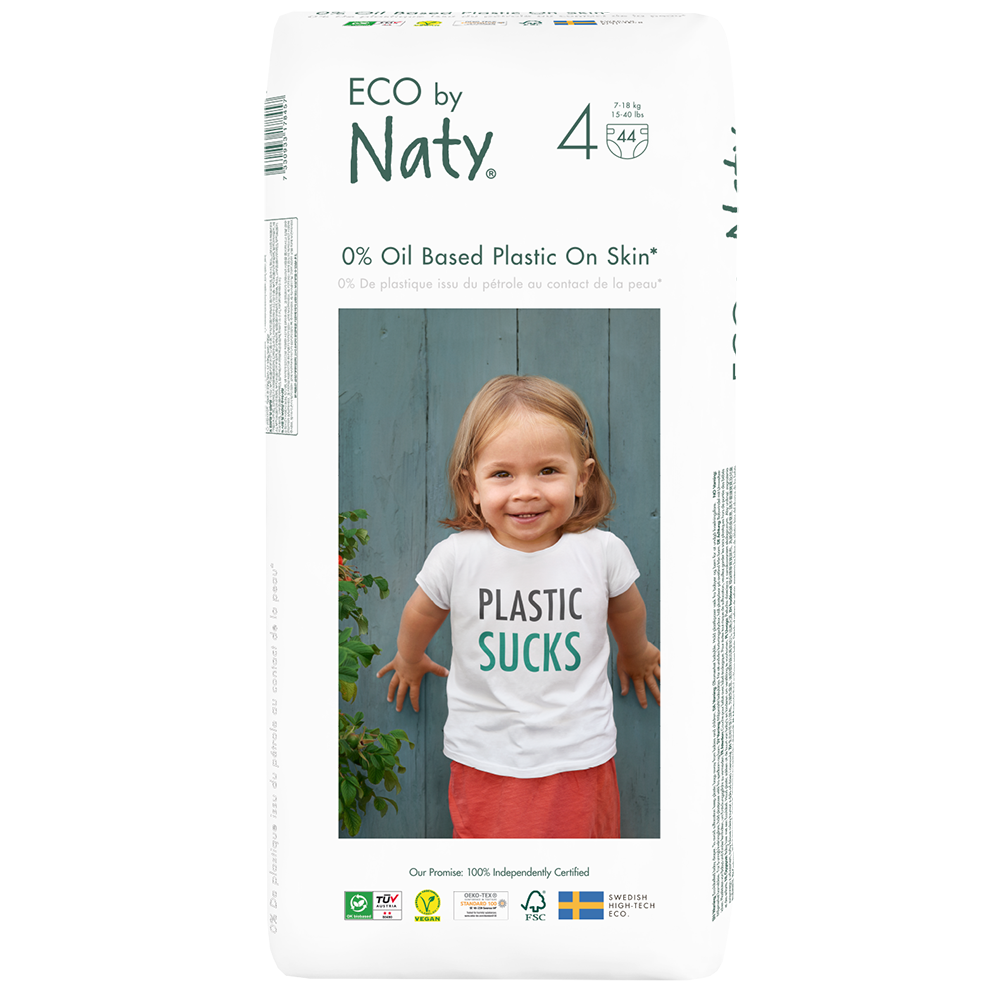 Naty - Ekologiska Blöjor Stl- 4 (7-18 kg), 44 st