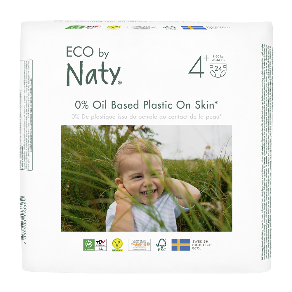 Naty - Ekologiska Blöjor Stl- 4- (9-20 kg), 24 st
