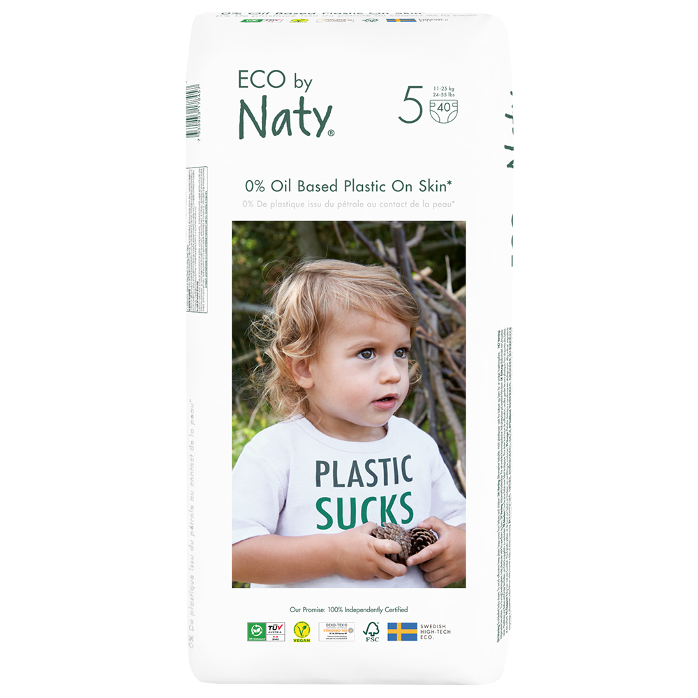 Naty - Ekologiska Blöjor Stl- 5 (11-25 kg), 40 st