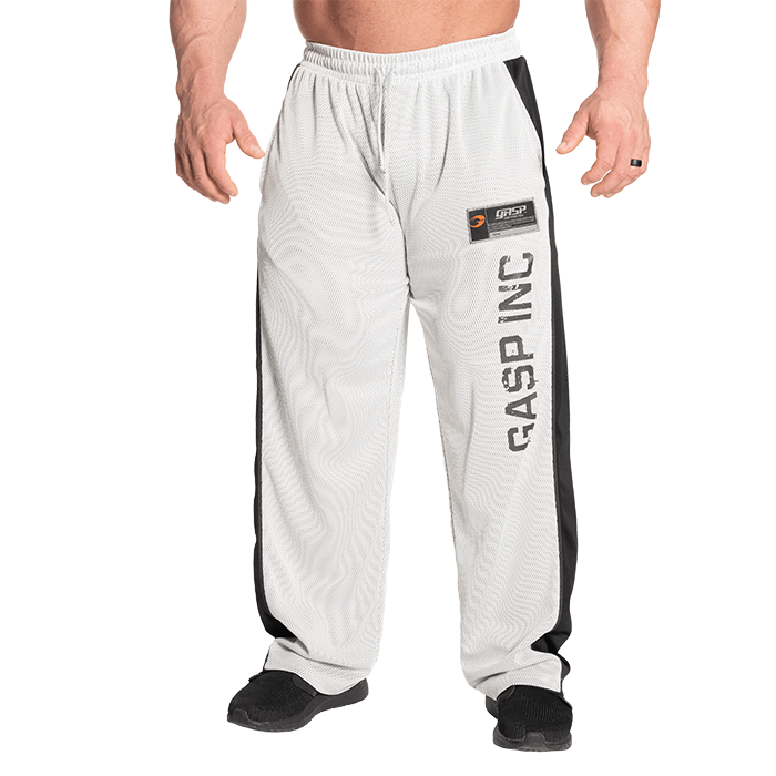 No 1 Mesh Pant,White/Grey