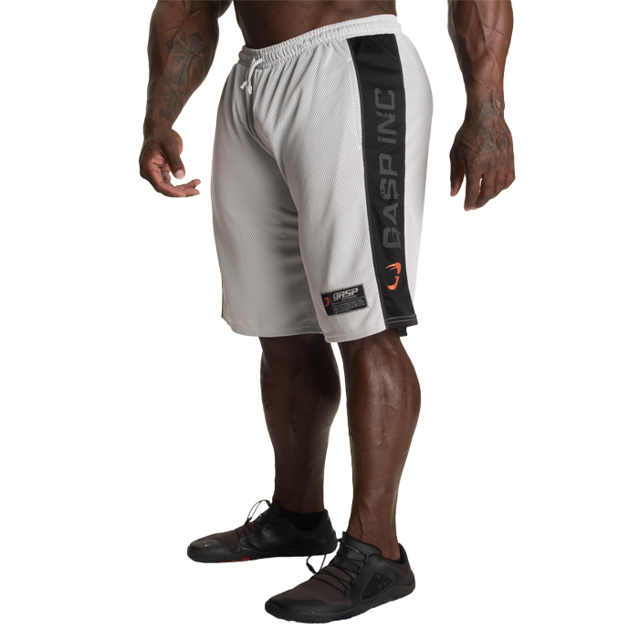 No1 Mesh Shorts Vit Svart