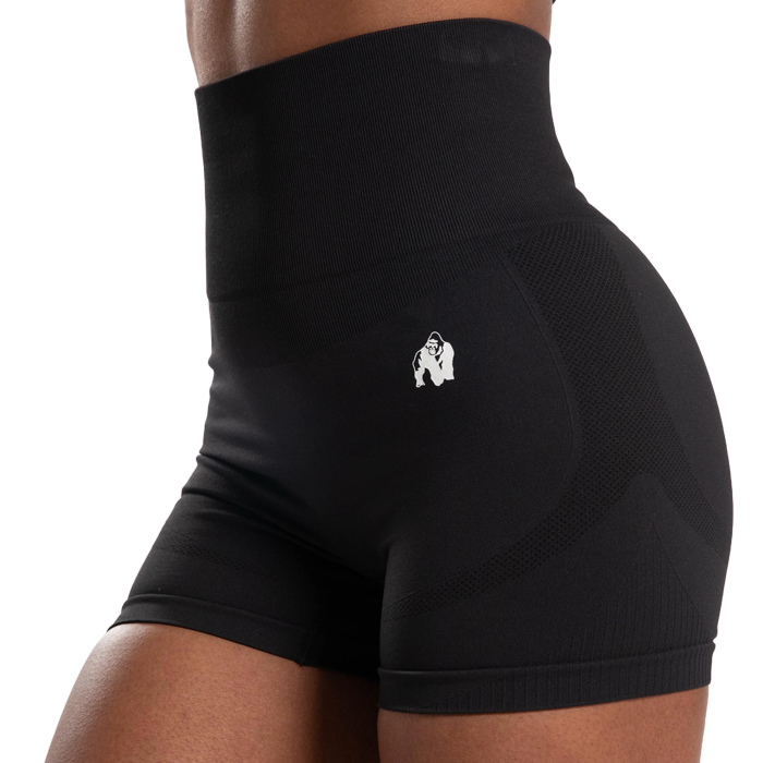 Olivia Seamless Shorts, Black