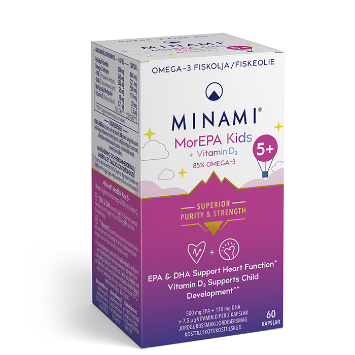 Omega-3 MorEPA Mini Kids 5- 60 kapslar