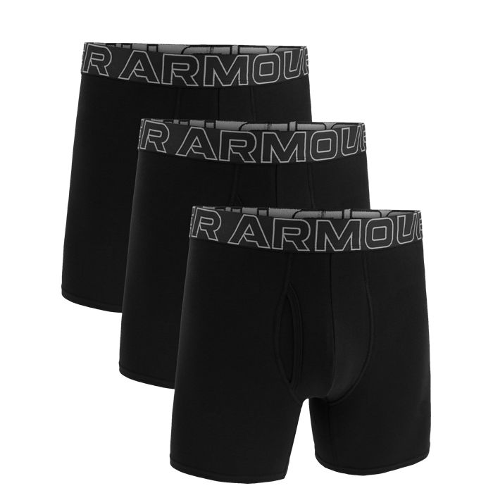 Performance 6in Boxershorts 3-pack Svart