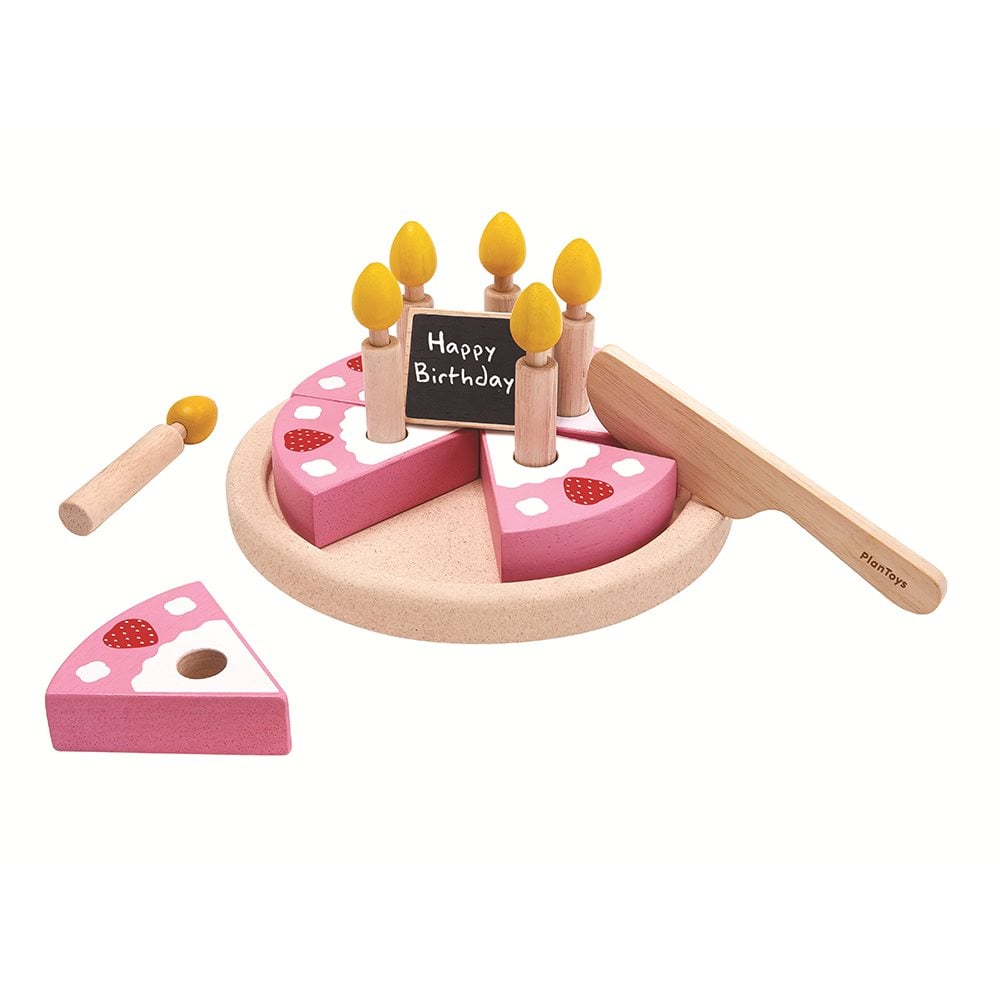 PlanToys - Leksaksmat Födelsedagstårta