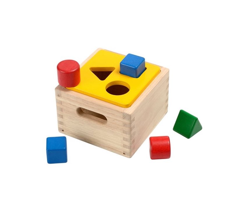 PlanToys Plocklåda i Trä