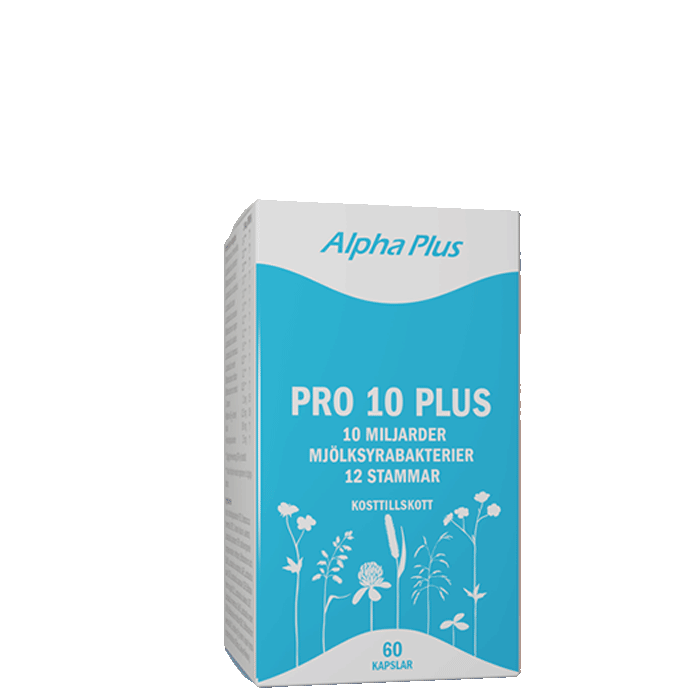 Pro 10 Plus Mjölksyrabakterier 60 kapslar