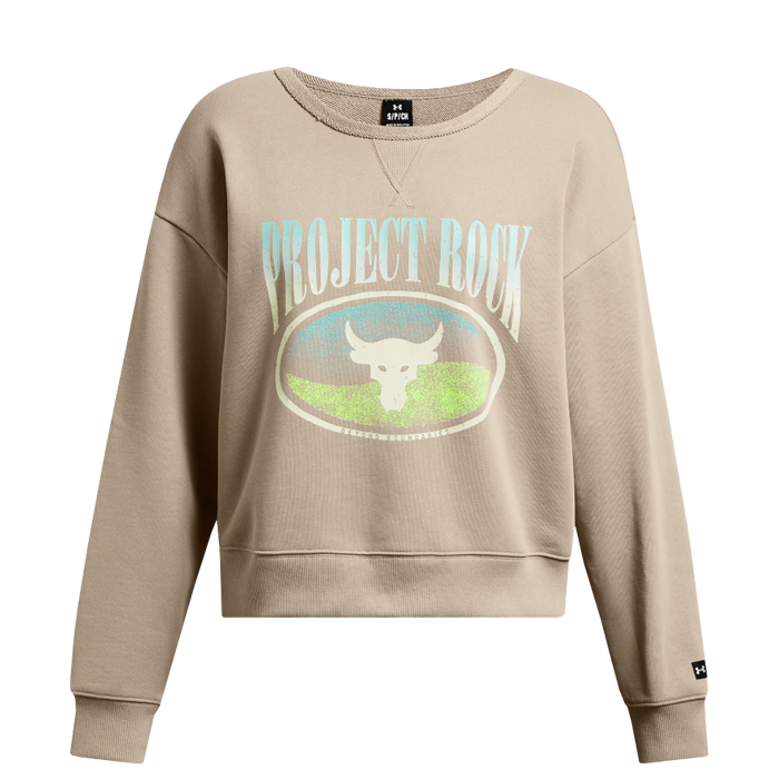 Project Rock HW Terry Longsleeve, Taupe