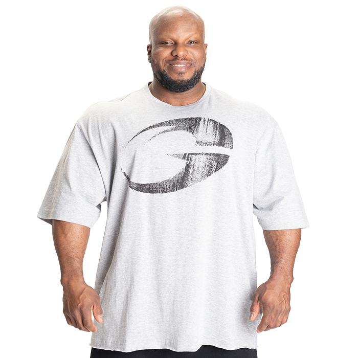 Pump Cover Iron Tee, Light Grey Melange
