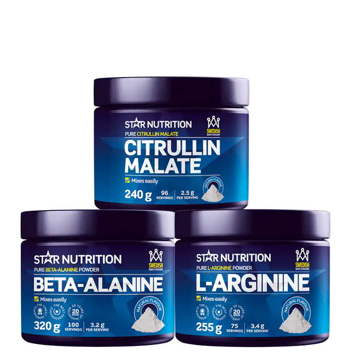 Pump Paket- Citrullinmalat - L-arginin - Beta-alanin