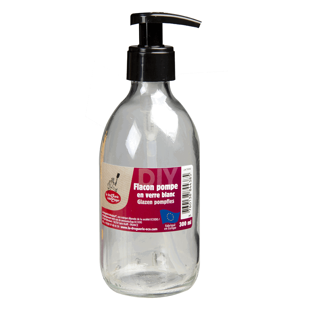 Pumpflaska i Glas Transparent - 300 ml