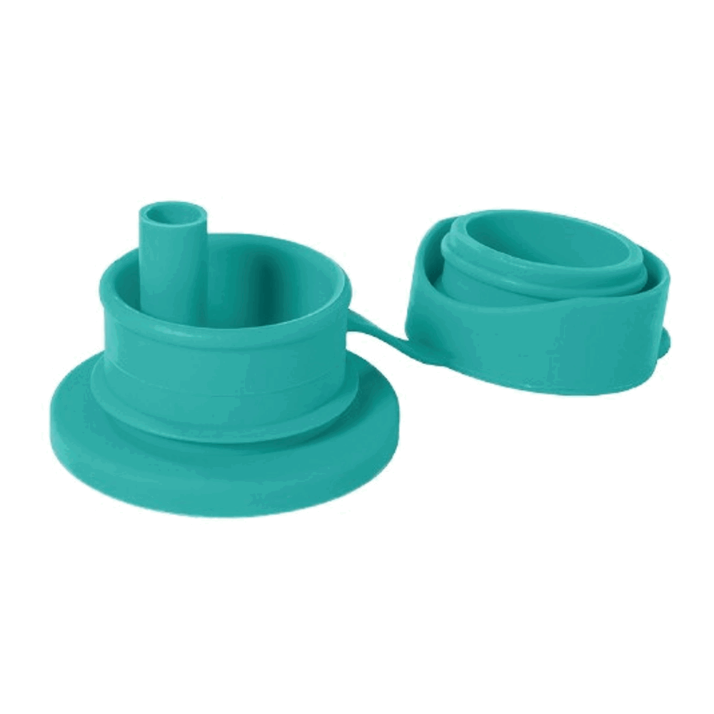 Pura - Big Mouth Silicone Sport Straw - Mint