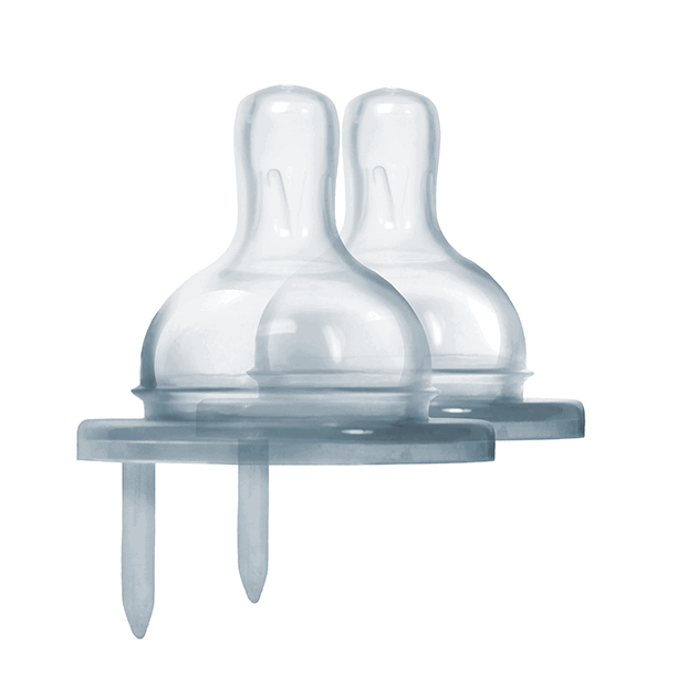 Pura - Dinapp Medium Flow i Medicinskt Silikon, 2-pack - 3 m