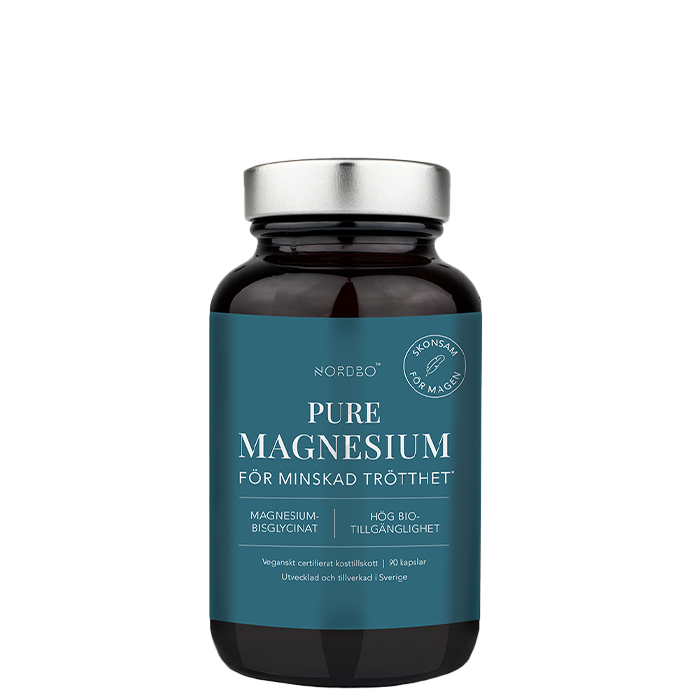 Pure Magnesium 100% Bisglycinat 90 kapslar