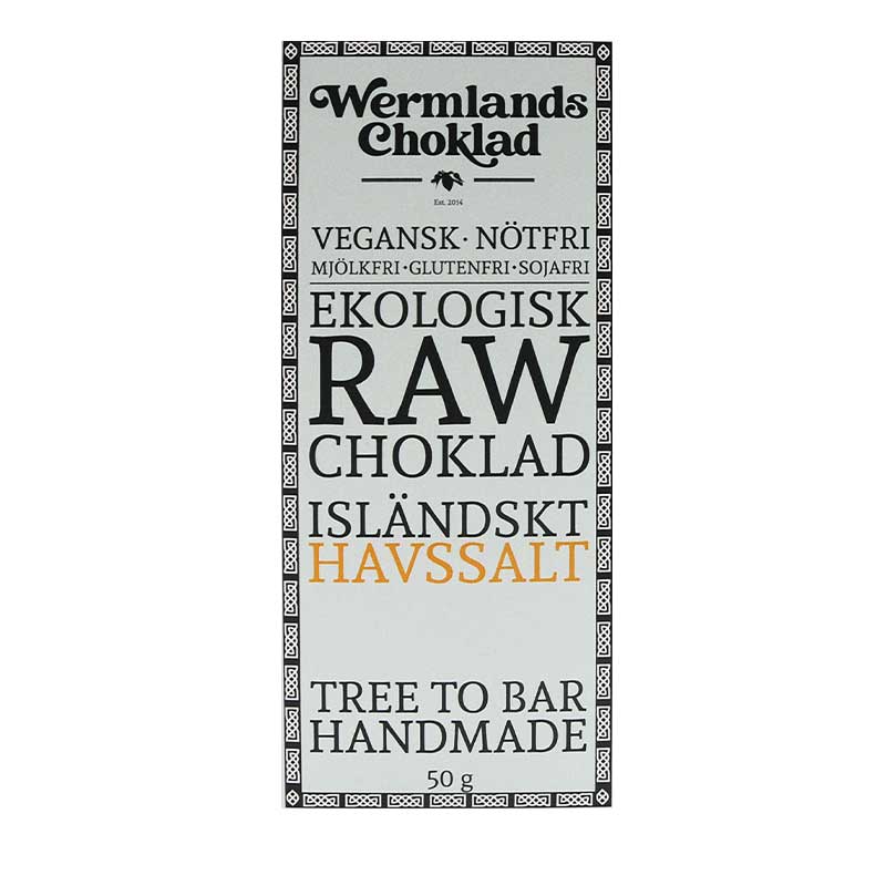 Raw Ekologisk Tree To Bar Isländskt Havssalt