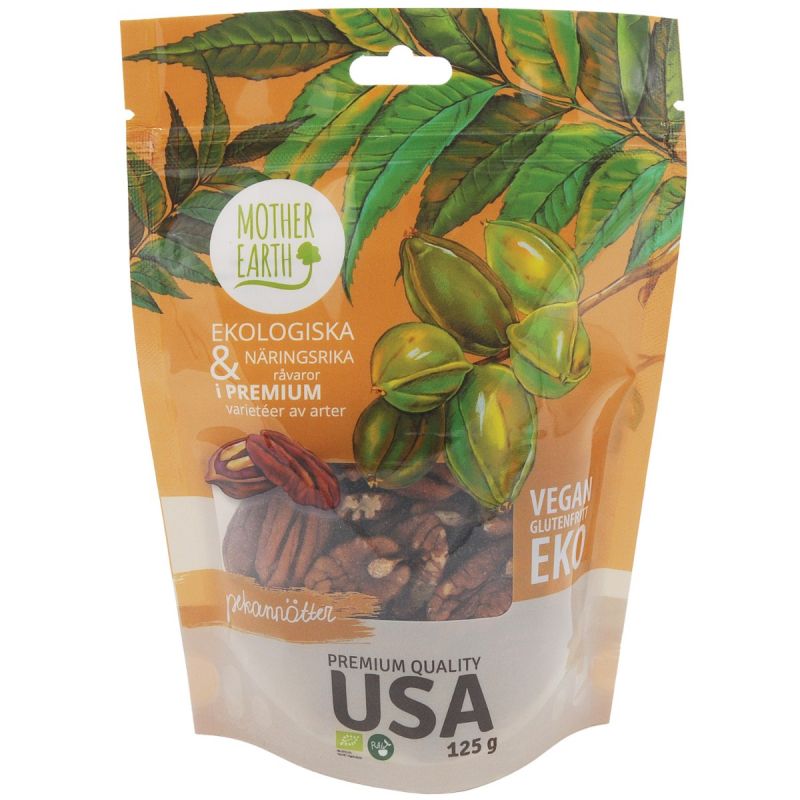 RAW Ekologiska Pecanötter 125 g