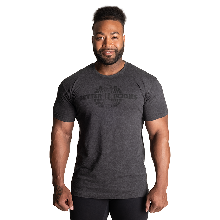 Recruit Tee, Dark Grey Melange