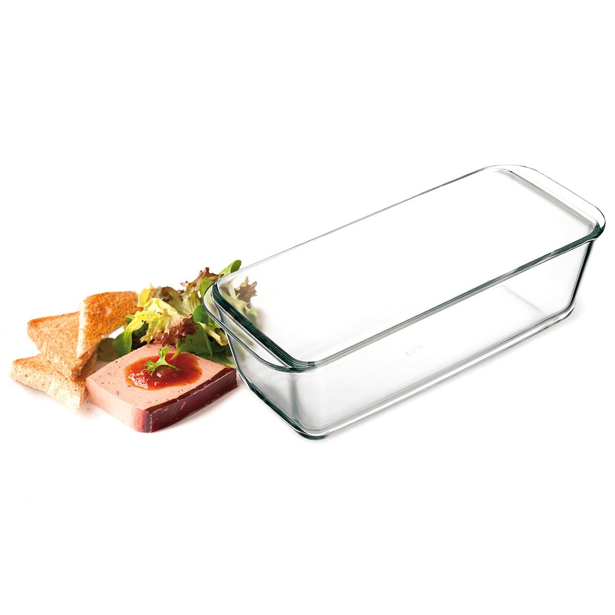 Rektangulär Brödform i Glas