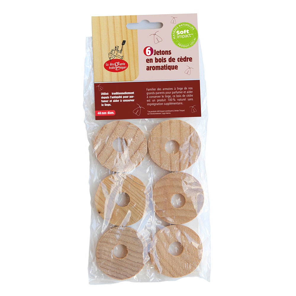 Ringar av Rödcederträ 6-pack