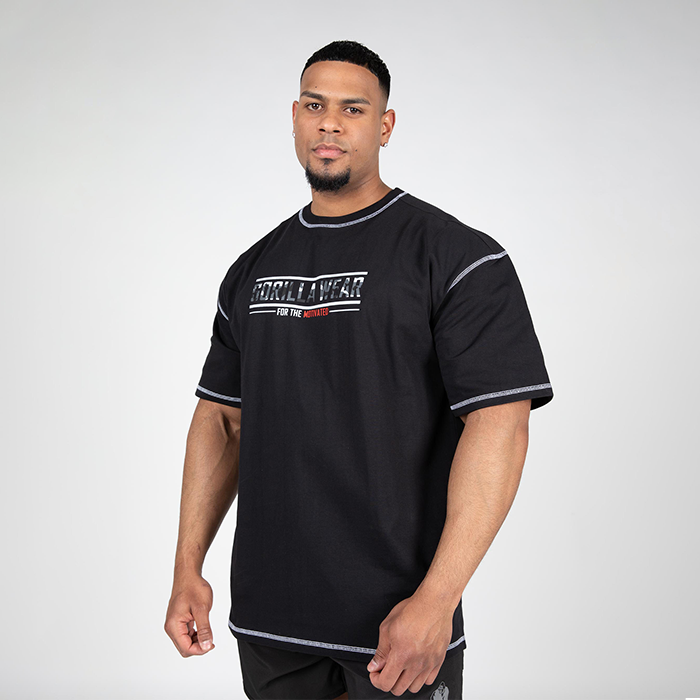 Saginaw Oversized T-Shirt,Black