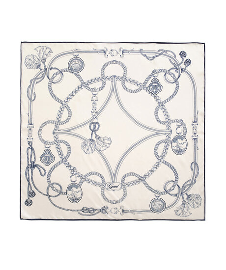 Saling Print Silk Scarf