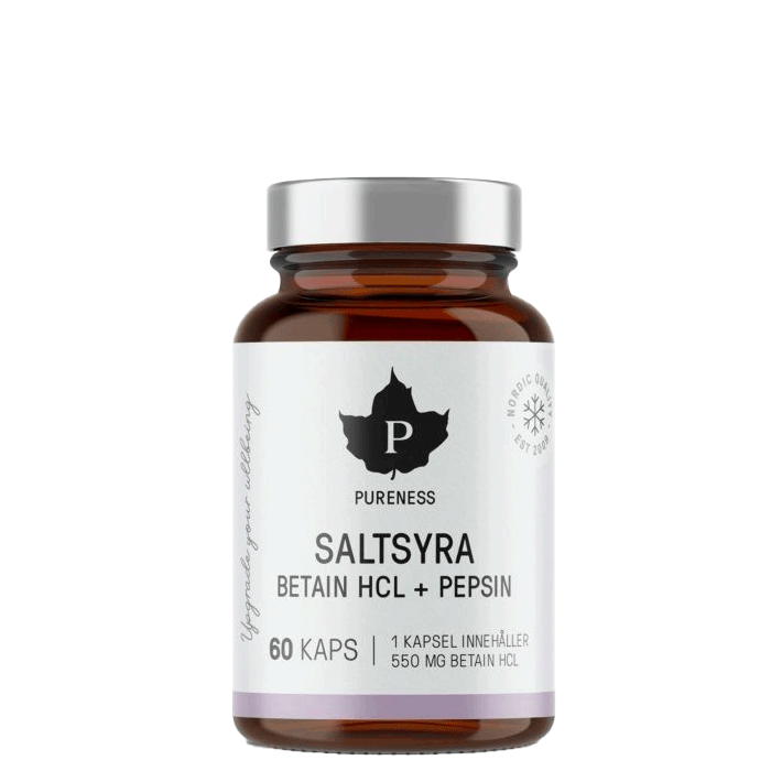 Saltsyra Betain HCL - Pepsin 60 kapslar