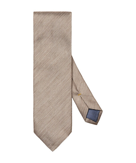 Solid Silk Linen Tie