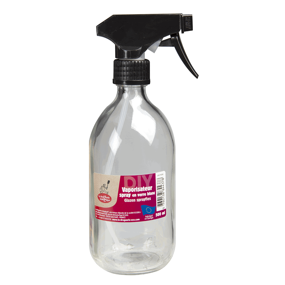 Sprayflaska i Glas med Munstycke, Transparent - 500 ml