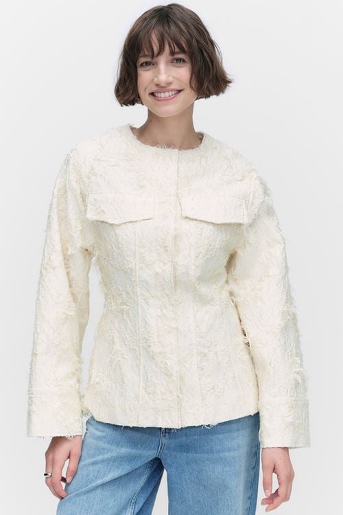 Stockh lm Studio Bree jacket Kavajer OFFWHITE Dam S