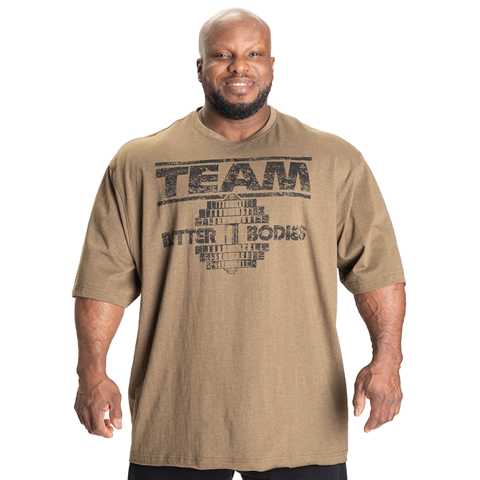Team Pump Cover Iron Tee, Army Green Melange