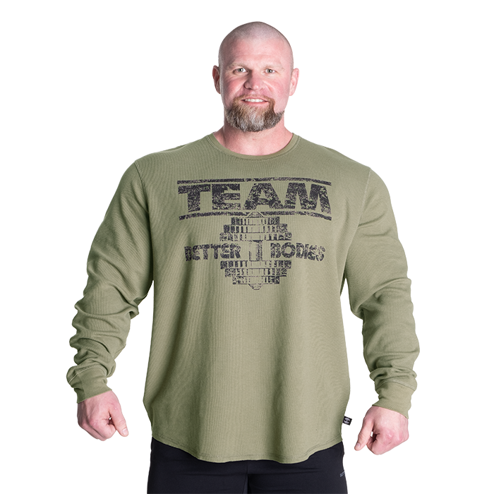 Thermal Team Sweater, Washed Green