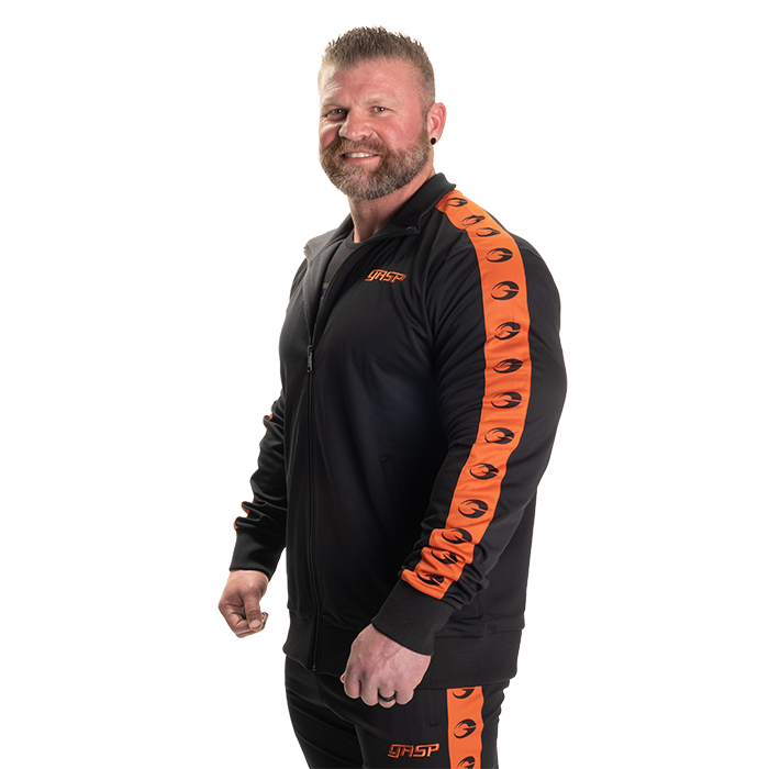 Track Suit Jacket,Black/Flame
