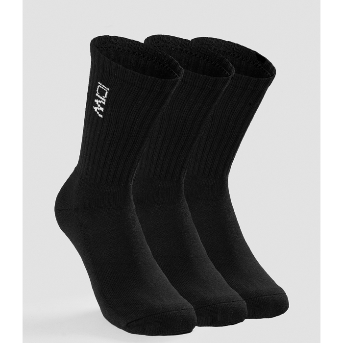 Training Socks 3-pack, Black