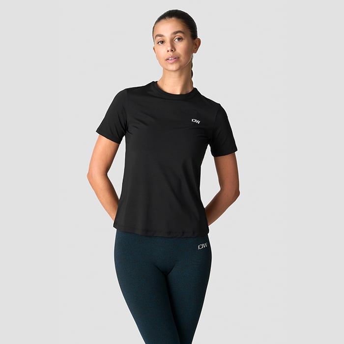 Training T-Shirt High Neck Wmn,Black