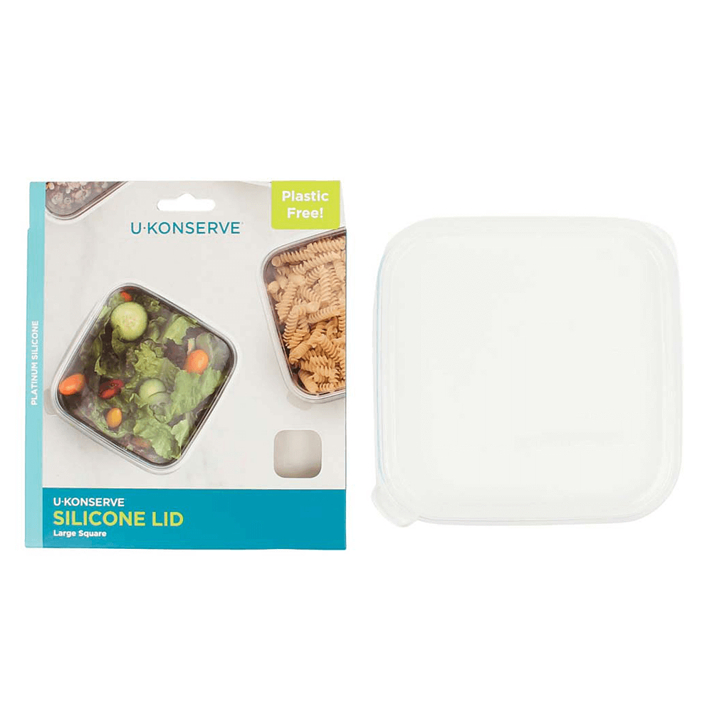U-Konserve Lock i Silikon 1420 ml - Square Clear