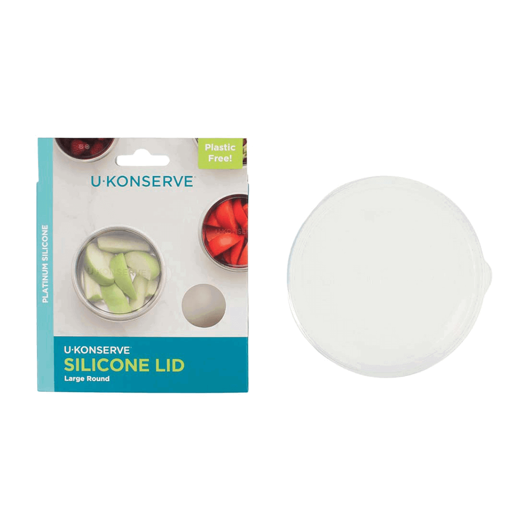 U-Konserve Lock i Silikon 455 ml - Round Clear
