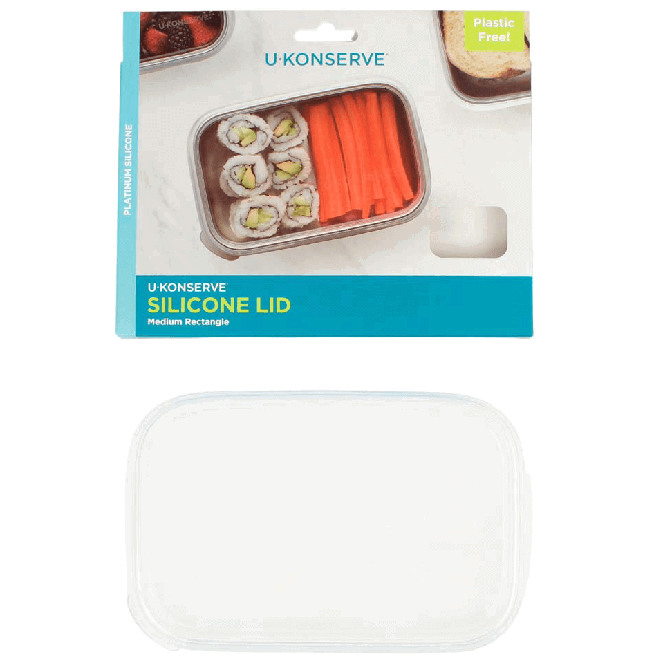 U-Konserve Lock i Silikon 710 ml - Rectangle Clear