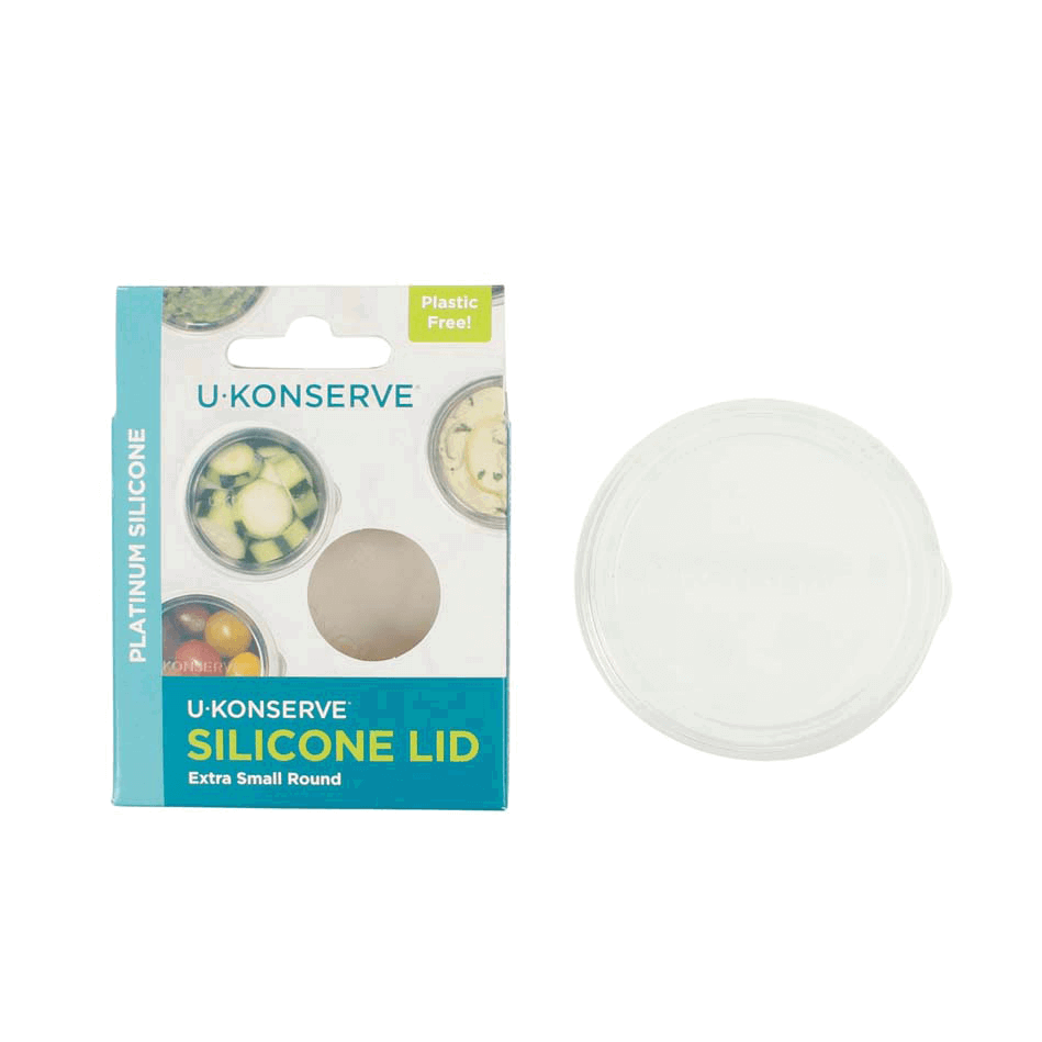 U-Konserve Lock i Silikon 85 ml - Mini Round Clear